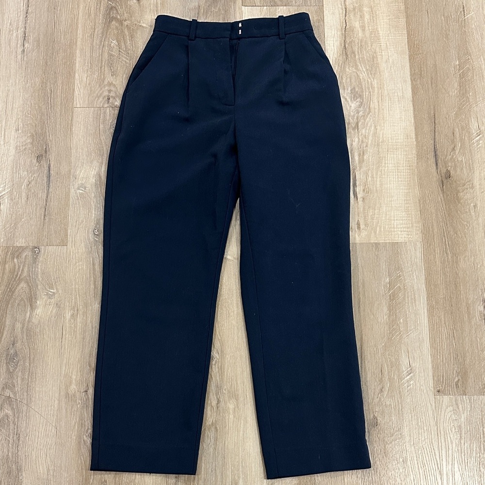 Abercrombie & Fitch Curve Love Short Navy Pants